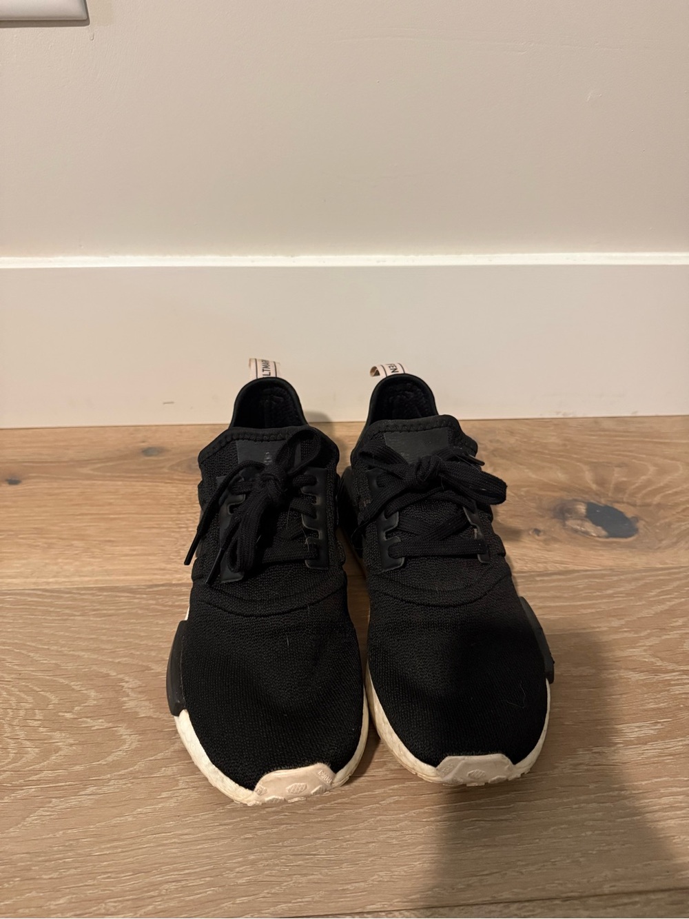 adidas Black and White with pink accents Athletic Sneakers